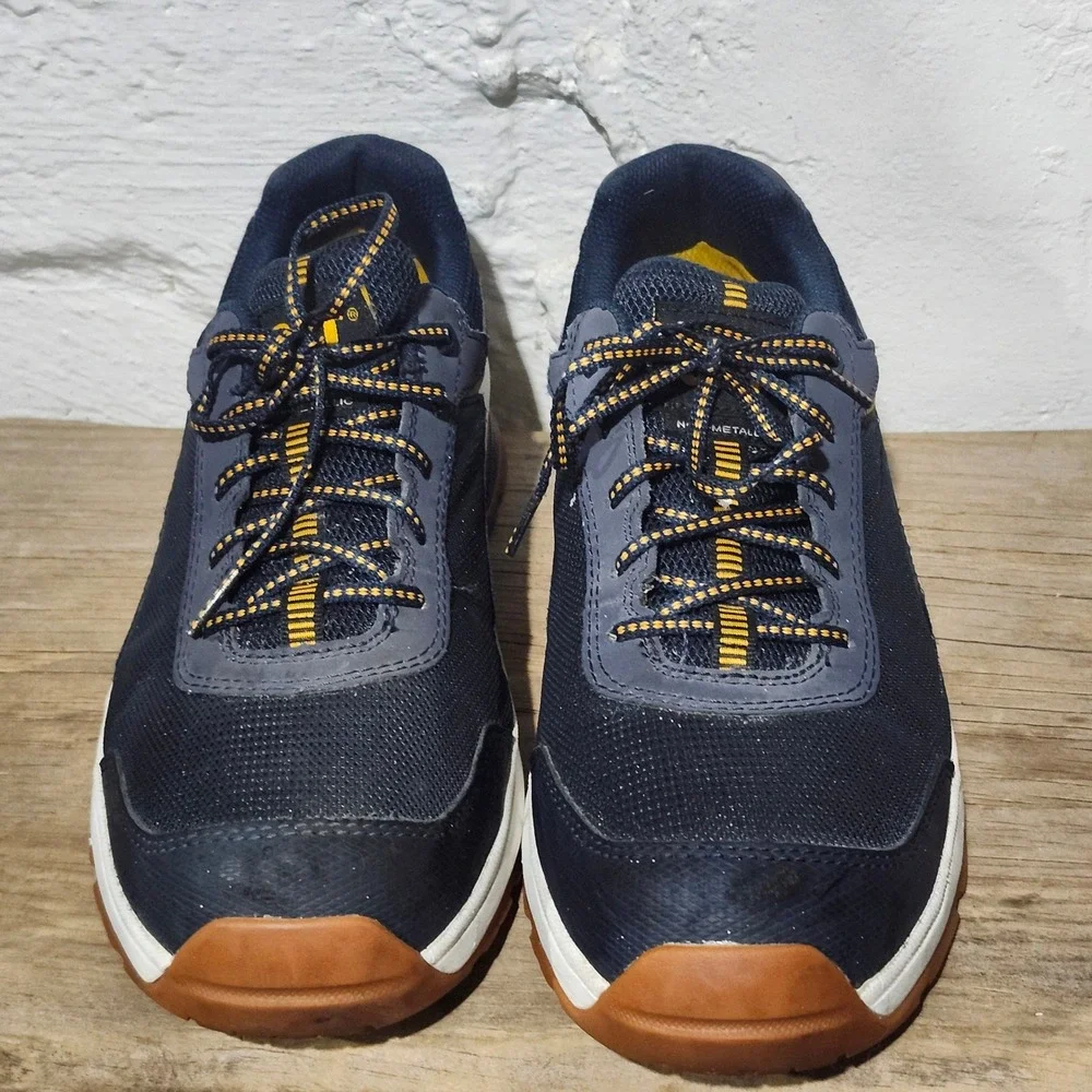 Caterpillar Streamline 2.0 Composite Toe Work Shoes Mens 10 Navy P91380 EH SRX